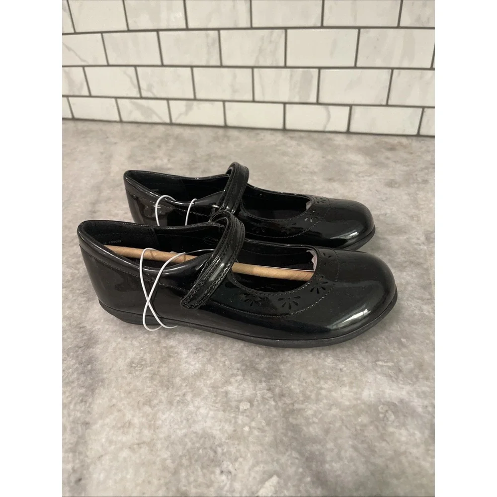 Childrens Place Shoes Girls Size 1 Black Patent Leather Mary Janes New with Tags